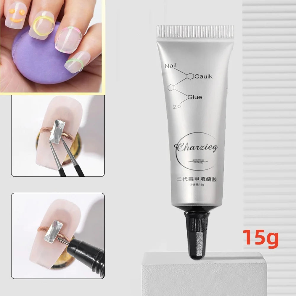 30/20/10pcs Fast-Dry Nail Glue Acrylic False Nail Tips Glue Gel For Fast Extension Super Bond Rhinestones False Nails Mini Glue