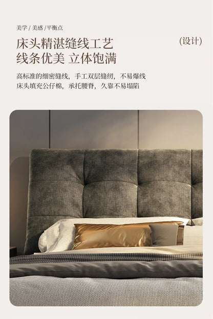 King Size Queen Double Beds Base Frame With Head Board Luxury Daybed Full Size 180x200 Double Bed Twin Home Bedroom Furniture