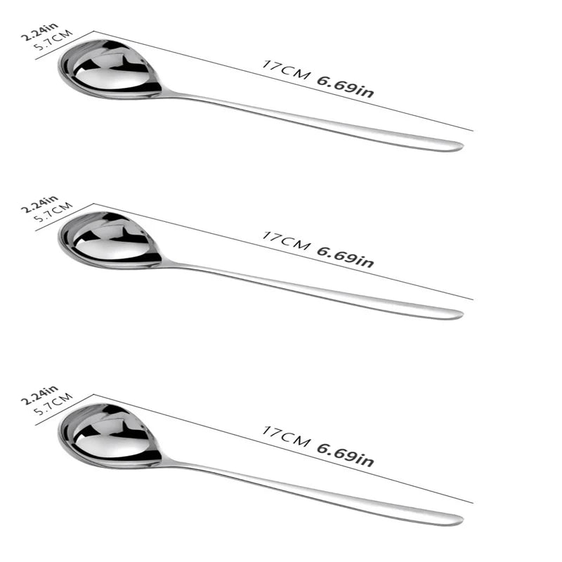 1pc Stainless Steel Thickening Spoon Creative Long Handle Durable Hotel Hot Pot Spoon Soup Ladle Home Kitchen Essential Tools