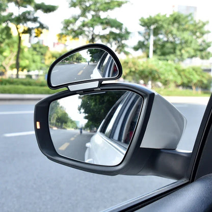 1PC Car Mirror 360 Degree Adjustable Wide Angle Side Rear Mirrors blind spot Snap way for parking Auxiliary rear view mirror ﻿