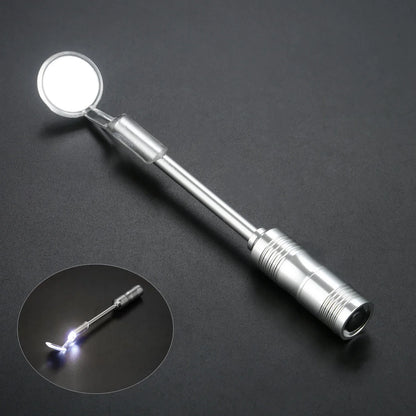 Fashion Dental Mirror with Led Light Mouth Inspect Tool Oral Checking Teeth Whitening Cleaning Inspection Luminous Anti-fog Care