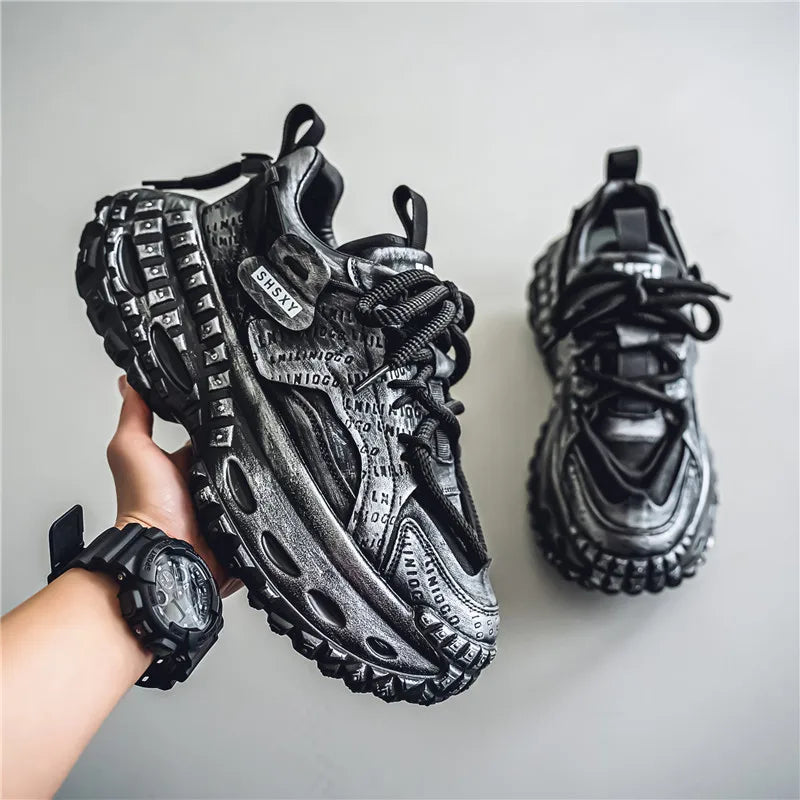 Casual Sneaker Men's Sneakers Loafers Wear-resistant Non-Slip Fashion Sports and Leisure Shoes for Men Outdoor Thick Bottom