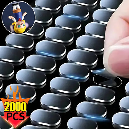 100-2000PCS Clear Gel Glue Pads Double-sided Adhesive Dots Removable Sticky Patch No Trace Wall Hanging Crafts Poster Doll Glue