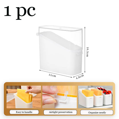 Refrigerator Organizers Case Food Container Cereals Cheese Storage Box Kitchen Fridge Coffee Holder Fresh Vegetable Fruit Basket