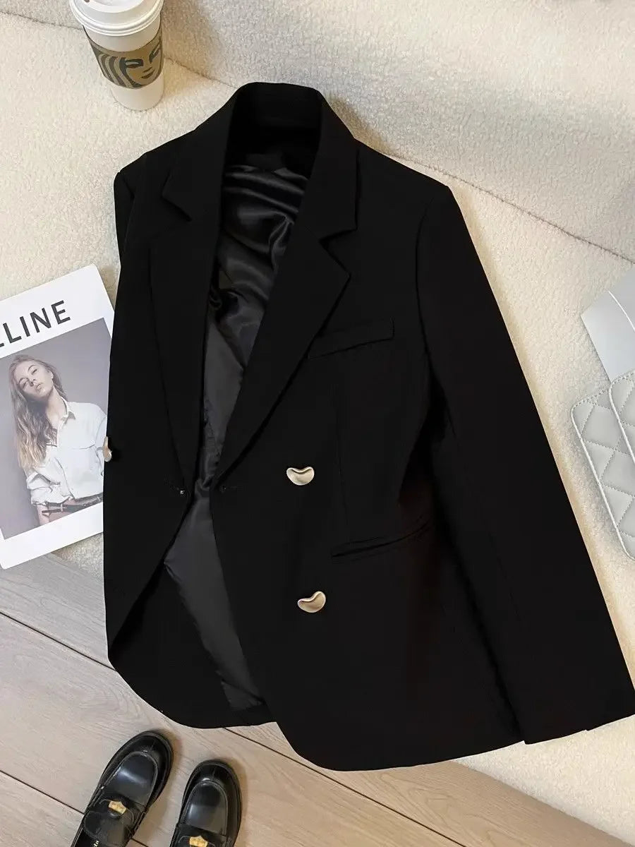 Office Wear Professional Outfits Outerwear Solid Women's Blazers Spring Autumn Female Coats and Jackets In Promotion Korean Fall