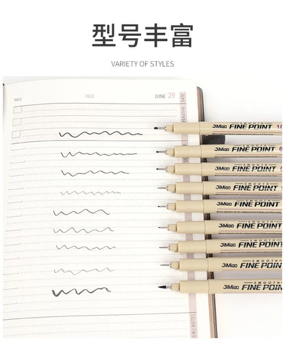 Line Drawing Pen Art Pigment Ink Drawing Waterproof Art Architecture School Supplies Paint Brushes Pinceles Painting Supplies