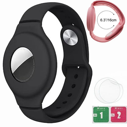 Silicone Steel Clip Compatible with Apple AirTag - Protective Silicone Clip for Tracker Protect Keychain Silicone Cover