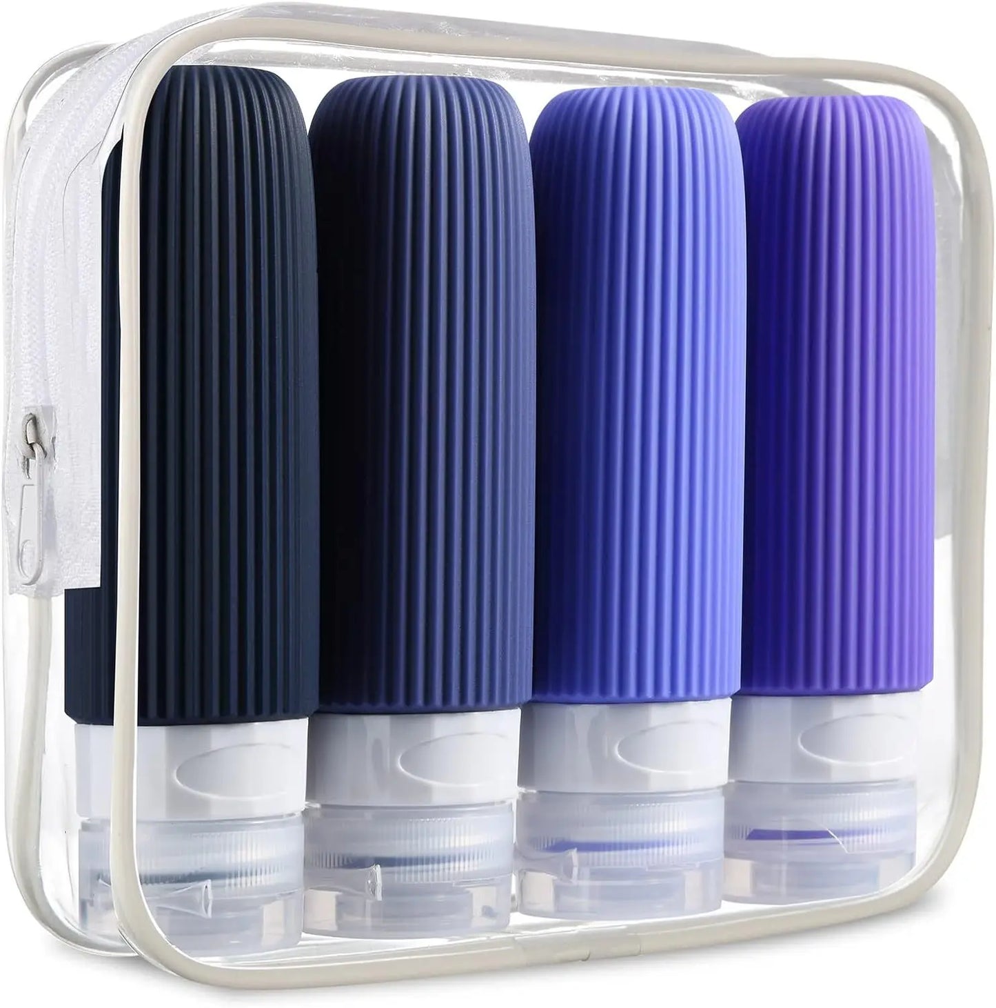 Travel Bottles for Toiletries Tsa Approved 3oz Travel Size Containers BPA Free Leak Proof Refillable Liquid Silicone Squeezable