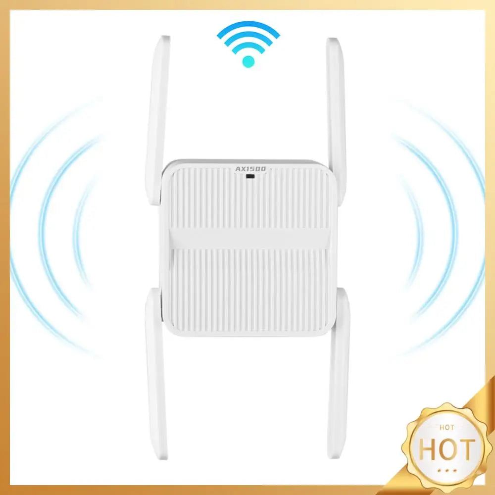 WiFi 6 Repeater Extender 1500Mbps Wireless WiFi Extender with Ethernet Port WiFi 6 Amplifier 4*2dbi Antennas Long Range Amplifer