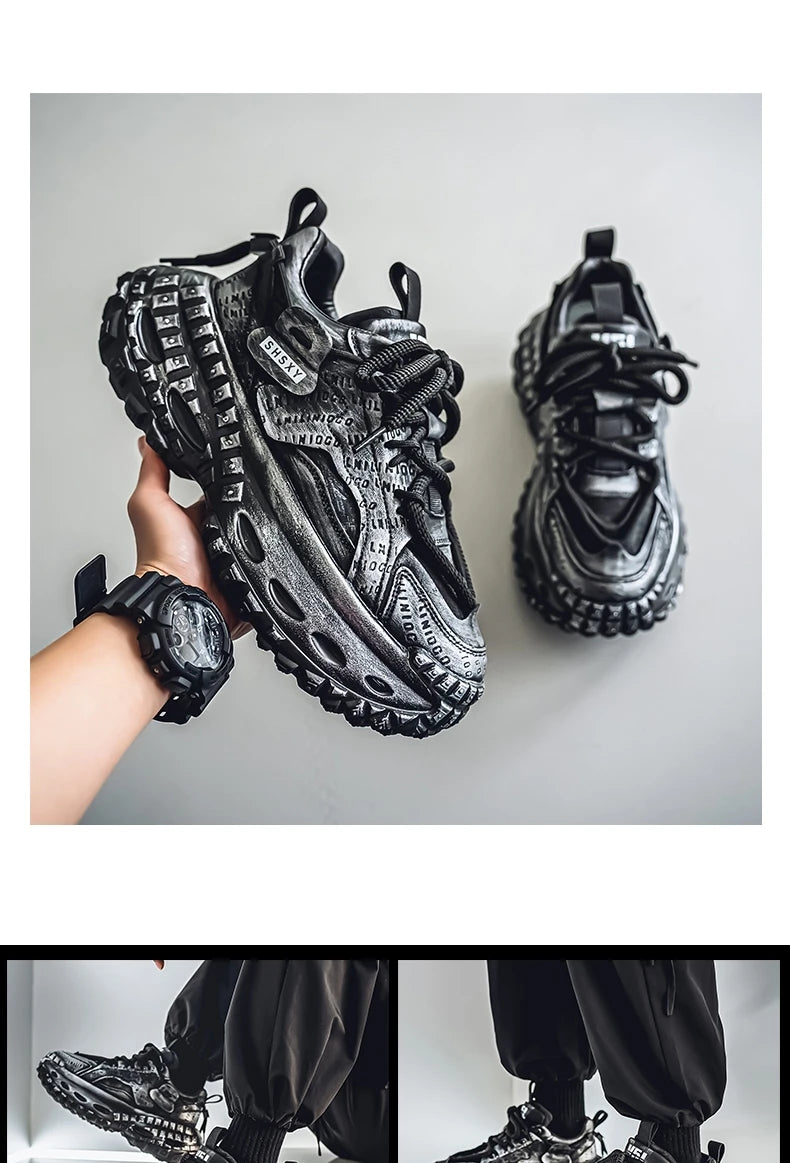 Casual Sneaker Men's Sneakers Loafers Wear-resistant Non-Slip Fashion Sports and Leisure Shoes for Men Outdoor Thick Bottom