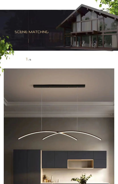 Modern Led Chandelier Light Ceiling Lamp Minimalist Nordic Living Room Dining Room Study Decorative Lamps