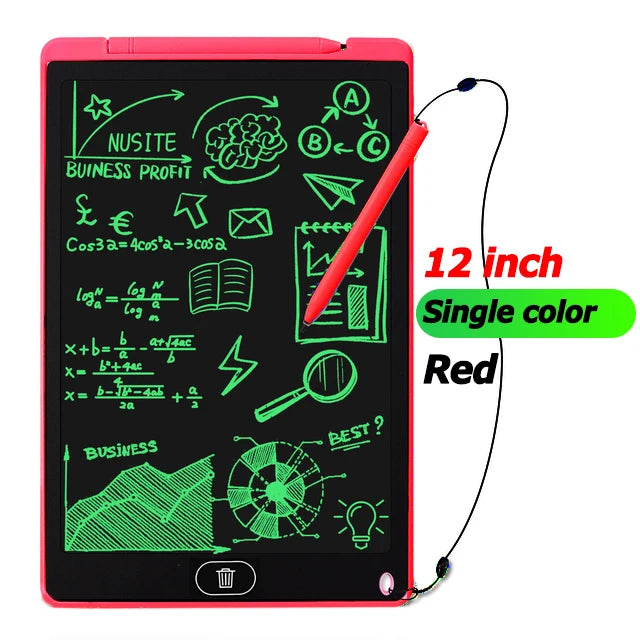 Tablets Electronic Handwriting Pad 12 inch Writing Board Drawing Tablet LCD Screen Writing Tablet Digital Graphic Toys for child