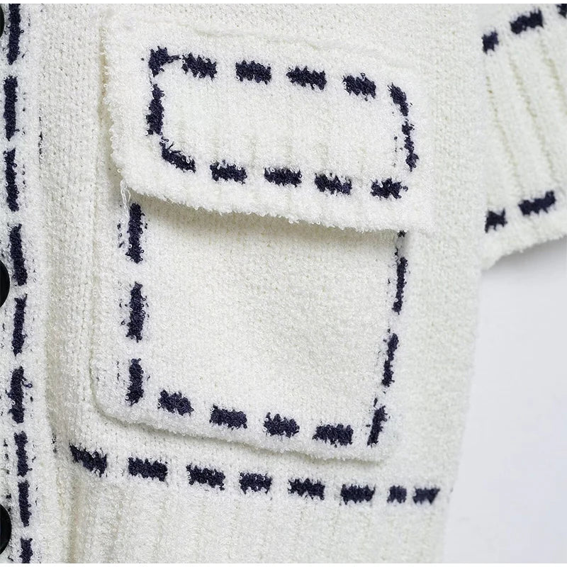 Elegant Unique Button Women's Cardigan Casual O-neck Knitted Single Breasted Sleeveless Blouse Female Summer Lady Office Wears