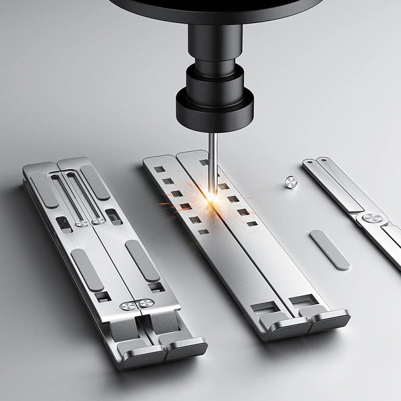 Foldable Metal Laptop Stand Adjustable Notebook Stand Laptop Holder Tablet Stand Computer Desktop Stand Laptop Accessories ﻿