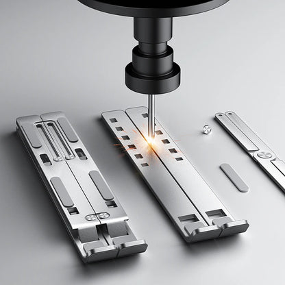 Foldable Metal Laptop Stand Adjustable Notebook Stand Laptop Holder Tablet Stand Computer Desktop Stand Laptop Accessories ﻿