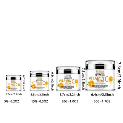 Vitamin C Cream, Vitamin C Face Cream With Nicotinamide & Hyaluronic Acid,