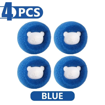 Laundry Balls Pet Hair Collector for Washing Machine Reusable Laundry Lint Catcher Removes Lint From Clothes Pet Cat Accessories
