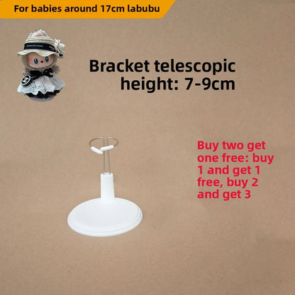 LABUBU Adjustable Metal White Black Doll Dummy Puppet Wrist Stand Holder Bracket Support Dollhouse Accessories Toy Store Display