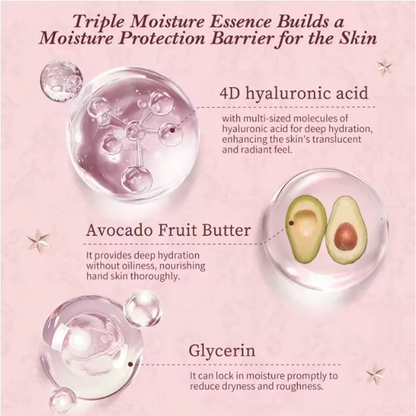 Flower Knows Strawberry Cupid Scented Hand Cream Moisturising & Nourishing Skin Care Lotions For Women Whitening Cream 50ml