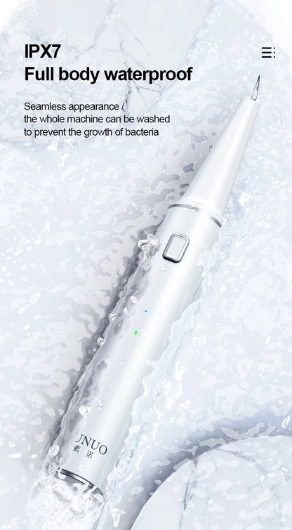 Electric Dental Scaler For Teeth 4 LED Tartar Stain Ultrasonic Tooth 1200mAh Clean Stone Health Care 4 Axis IPX7