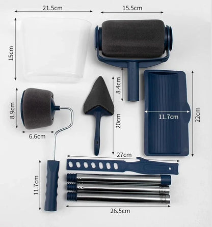 Professional Wall Paint Roller Set Multifunctional Clean-cut Edges Painting Rolling Brush For Wall Painting Treatment Tools