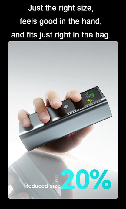 20000mAh 100W Large Capacity Power Bank Bidirectional Fast Charging Portable Powerbank Laptop External Spare Battery for Macbook