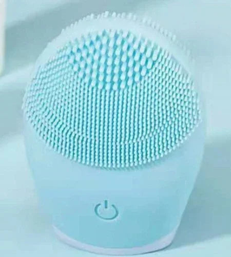Electric Silicone Massager Facial Cleanser Skincare Massage Tool Beauty Machine Vibration Cleaning Of Pores Self Provided Batter