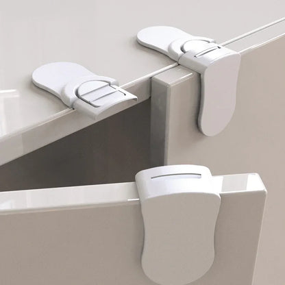 Safety drawer lock anti-pinch cabinet drawer lock plastic safety buckle child protection infant protection