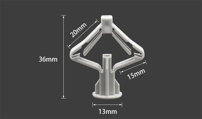 50/100Pcs Expansion Drywall Anchor Kit With Screws Self Drilling Wall Home Pierced Special For Nylon Plastic Gypsum Board 앙카