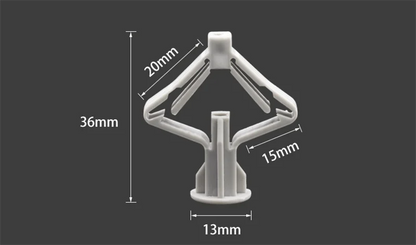 50/100Pcs Expansion Drywall Anchor Kit With Screws Self Drilling Wall Home Pierced Special For Nylon Plastic Gypsum Board 앙카