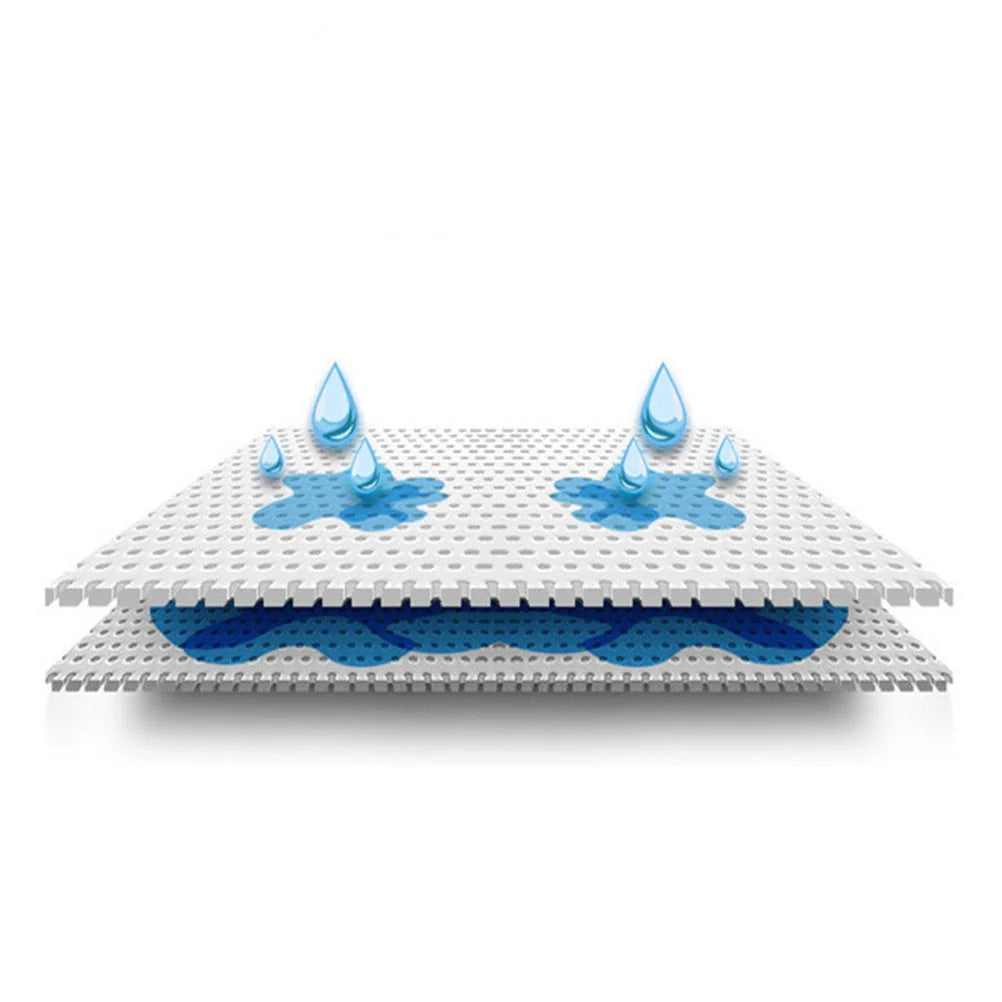 20Pcs Disposable Diaper Pad Adult Incontinence Bed Pads High Absorbency Pee Mats Breathable Leak Proof Water Tight