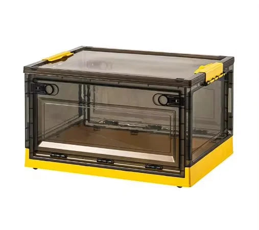 Foldable Book Storage Box, Student Book Box, Dormitory For Book Sorting Box, Transparent Home Storage Box, Book Box