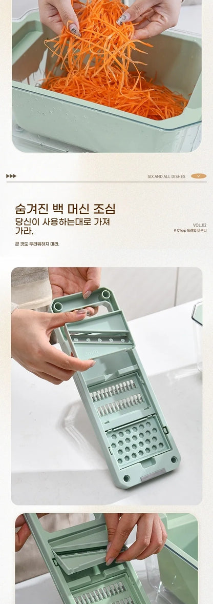 NEW Multifunctional Vegetable Slicers ,Potato Thread Cucumber Slicer Food chopper Kitchen Tool for shpper Knife utensils Cutter