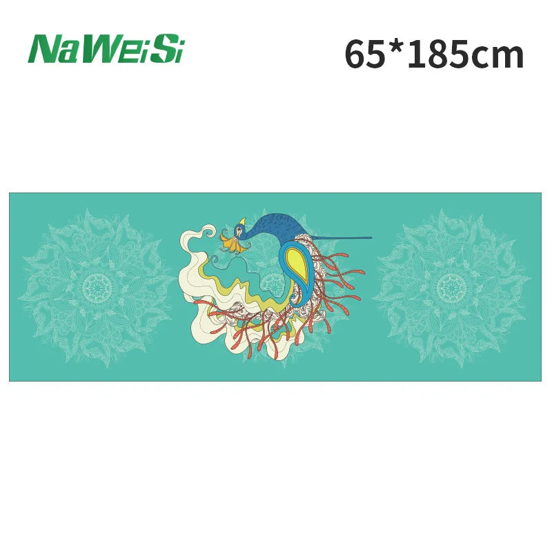 Portable anti-slip Printing Yoga Mat Spread Towels Absorb Sweat Fitness Yoga Towel Yoga Mat Yoga Towel Cooling Towel Ice Towel