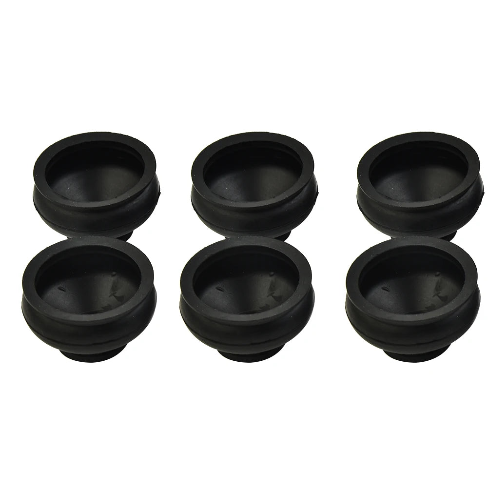 6pcs Ball Joint Boot Suspension Steering Dust Cover Track Tie Linkage Rubber Dust Boot Covers Track Rod End Replacement Kit
