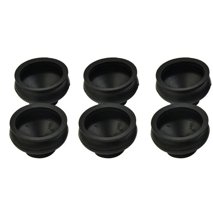 6pcs Ball Joint Boot Suspension Steering Dust Cover Track Tie Linkage Rubber Dust Boot Covers Track Rod End Replacement Kit