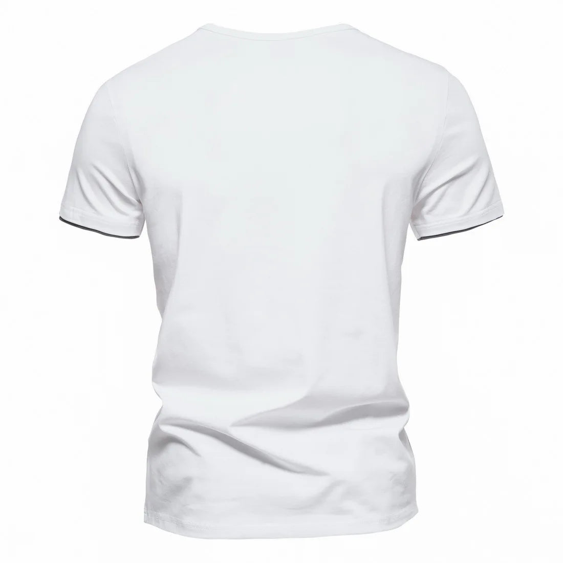 Mens T Shirt Pure Color V Collar Short Sleeved Tops Tees Men T-Shirt Black Tights Man T-Shirts Fitness For Male Clothes