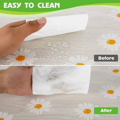 Non-Slip Drawer Mat Thicken Flower Pattern Shelf Cover Liners Waterproof Cabinet Pads EVA Placemat Table Fridge Pad Desk Covers