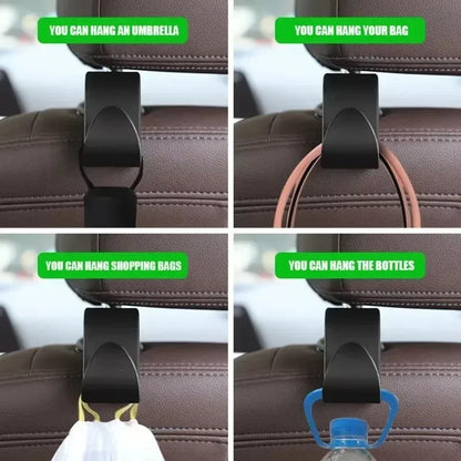 Car Seat Back Hooks Vehicle Clips Durable Hanger For FIAT 500 Grande Stilo Freemont Punto Astra Bravo Ducato Centoventi Fiorino