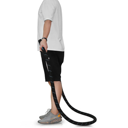 Battle Rope 38MM*3M 9M 12M 15M Length Fitness Polyester Heavy Jump Skip for Home Gym Body Workout Core Strength Training Muscle