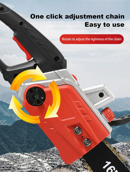 Handheld Electric Chain Saw Felling Saw Home Electric Chain Saw Mini Chain Saw Tree Saw Powerful Electric Saw 16 inch 12 inch