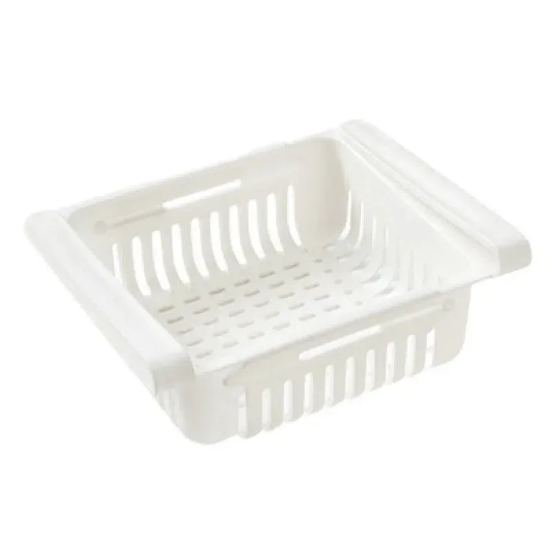 Fridge Organizer Multifunctional Storage Box Kitchen Scalable Save Space Drawer Plastic Fruit Egg Food Divider Layer Shelf