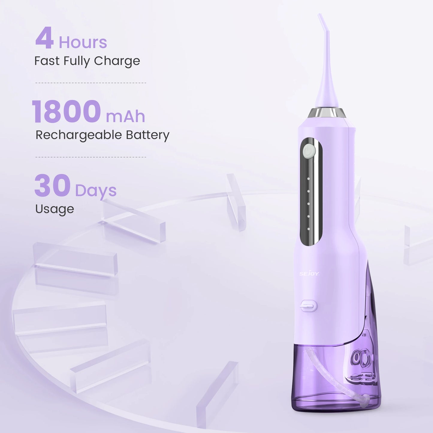 SEJOY Water Flosser for Teeth Irrigator Teeth Whitening Tool Portable Water Pick Personal Care Appliances Dental Teeth Cleaner
