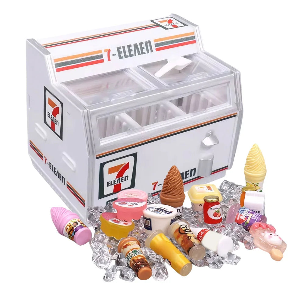 Freezer Shape Fridge Magnets Magnets Stickers Decorative Mini Magnets Decals Strong Suction Fridge Stickers for Kitchen Locker