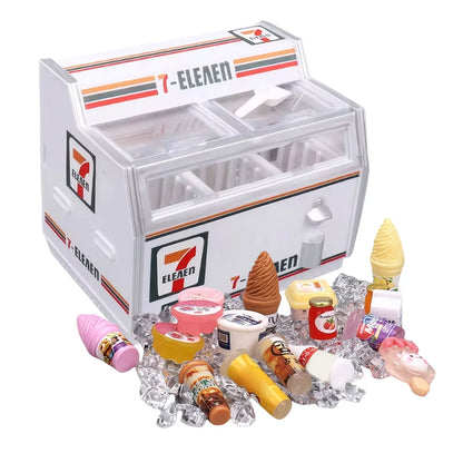 Freezer Shape Fridge Magnets Magnets Stickers Decorative Mini Magnets Decals Strong Suction Fridge Stickers for Kitchen Locker