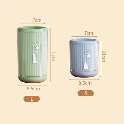 Silicone Dog Paw Cleaning Cup Portable Pet Foot Cleaning Cup for Cats Dogs Detachable Dog Cat Paw Cleaner Dog Accessories
