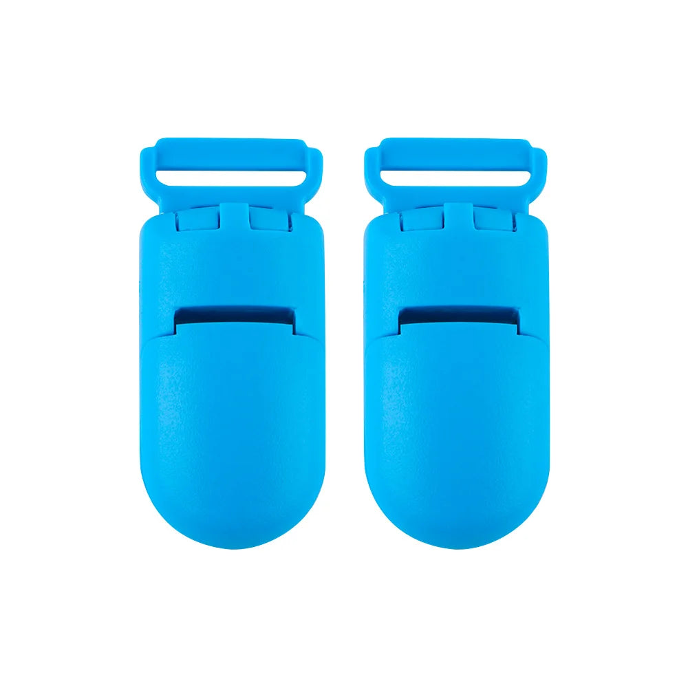 10Pcs/Lot Plastic Clasp Colorful Solid Clip Chain Making For Jewelry Handmade Crafts Making Accessories