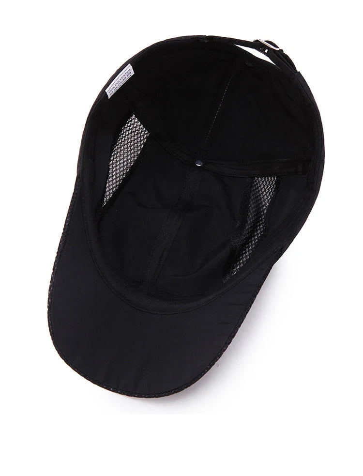 Summer Outdoor Sports Quick-Drying Mesh Baseball Cap Yuda Men Cap Simple Solid Color Hat