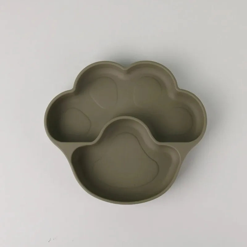 Toddler Baby Food Bowl Children's Tableware Babys Silicone Dishes Set Toddler Training Tableware Bowls Baby Feeding Set Silicone