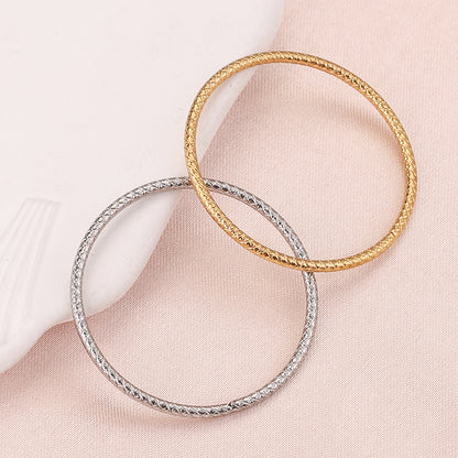 10pcs 30/50mm Round Stainless Steel Jump Rings Gold-Plate Twisted Closed Ring for DIY Jewelry Making Earring Accessories